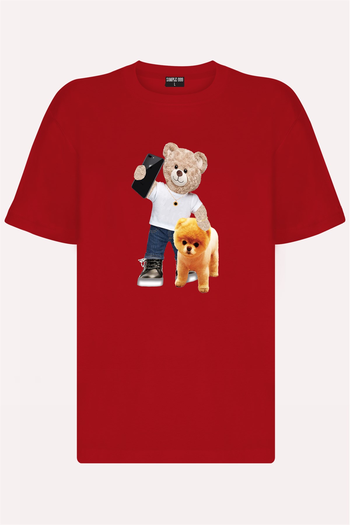 PRINTED TEDDY BEAR tshirt