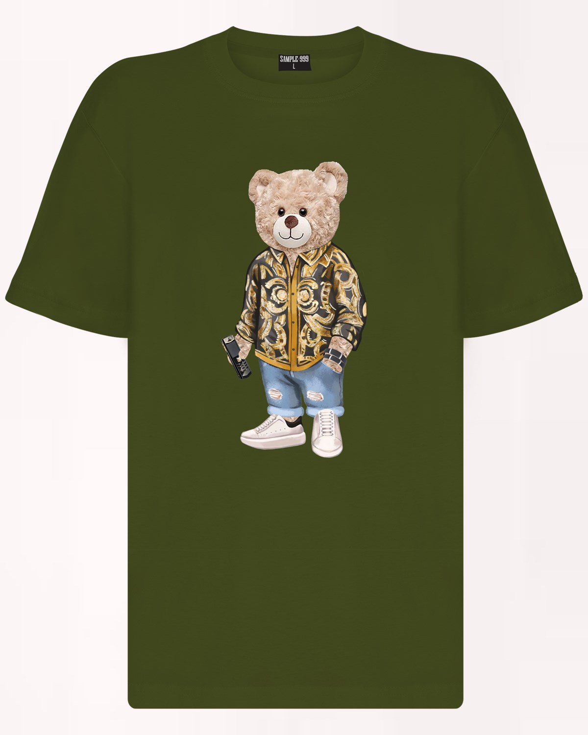 PRINTED TEDDY BEAR tshirt