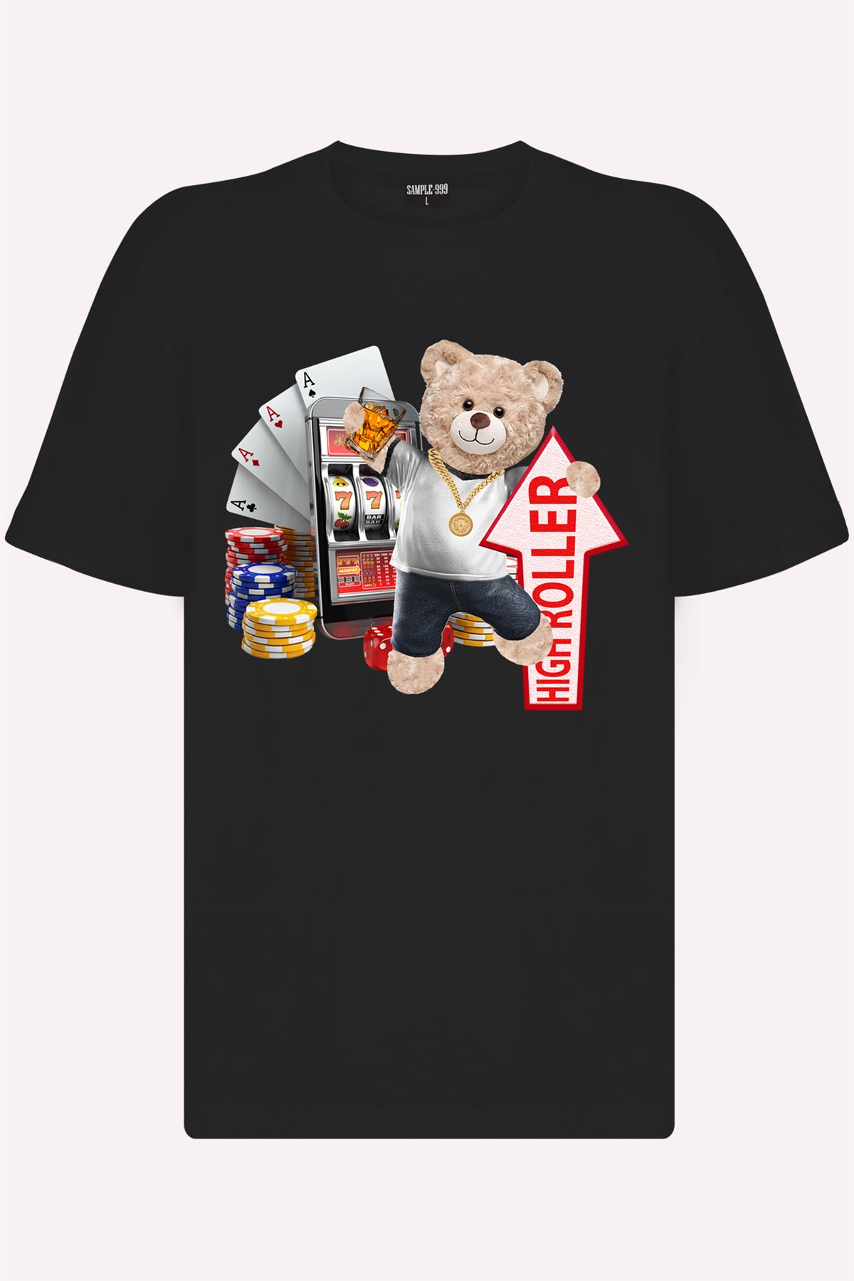 PRINTED TEDDY BEAR tshirt