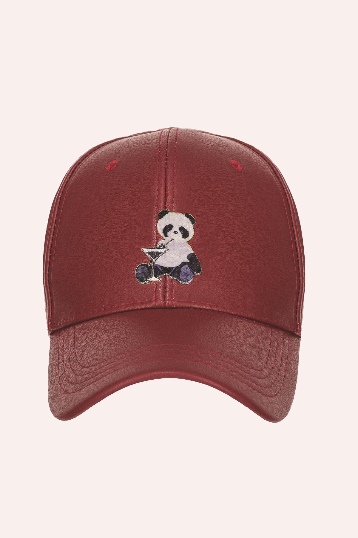 TEDDY BEAR PATCH baseball cap (red)