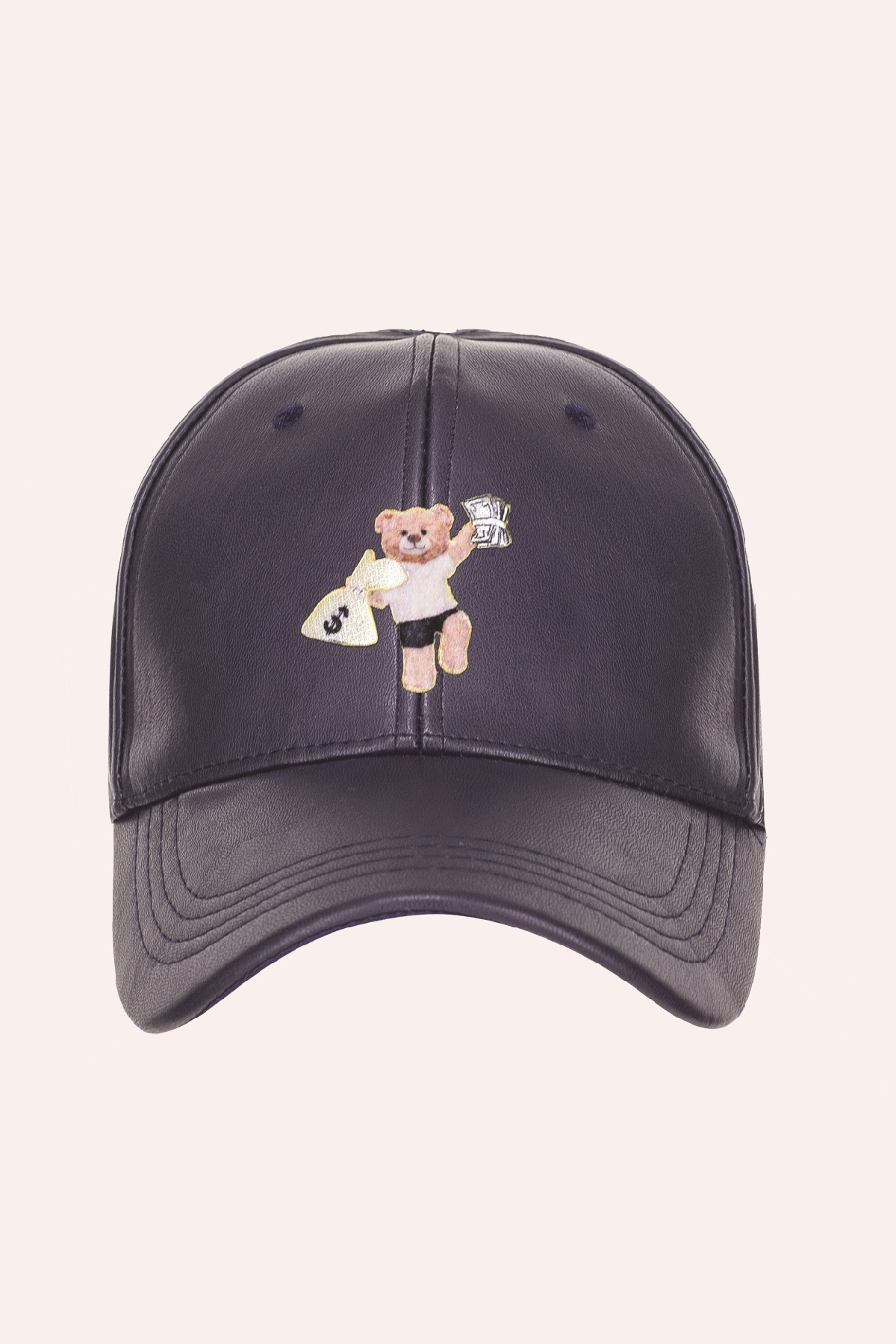 TEDDY BEAR PATCH baseball cap (red)
