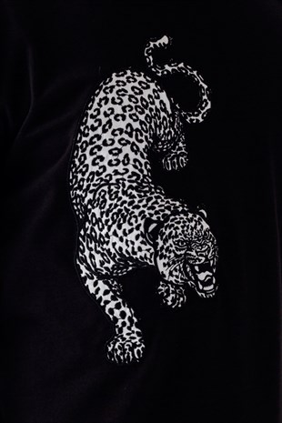 EMBROIDERED LEOPARD Tshirt