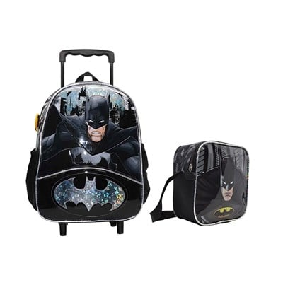 Batman Anaokulu Çekçek Çanta ve Beslenme Çantası Seti