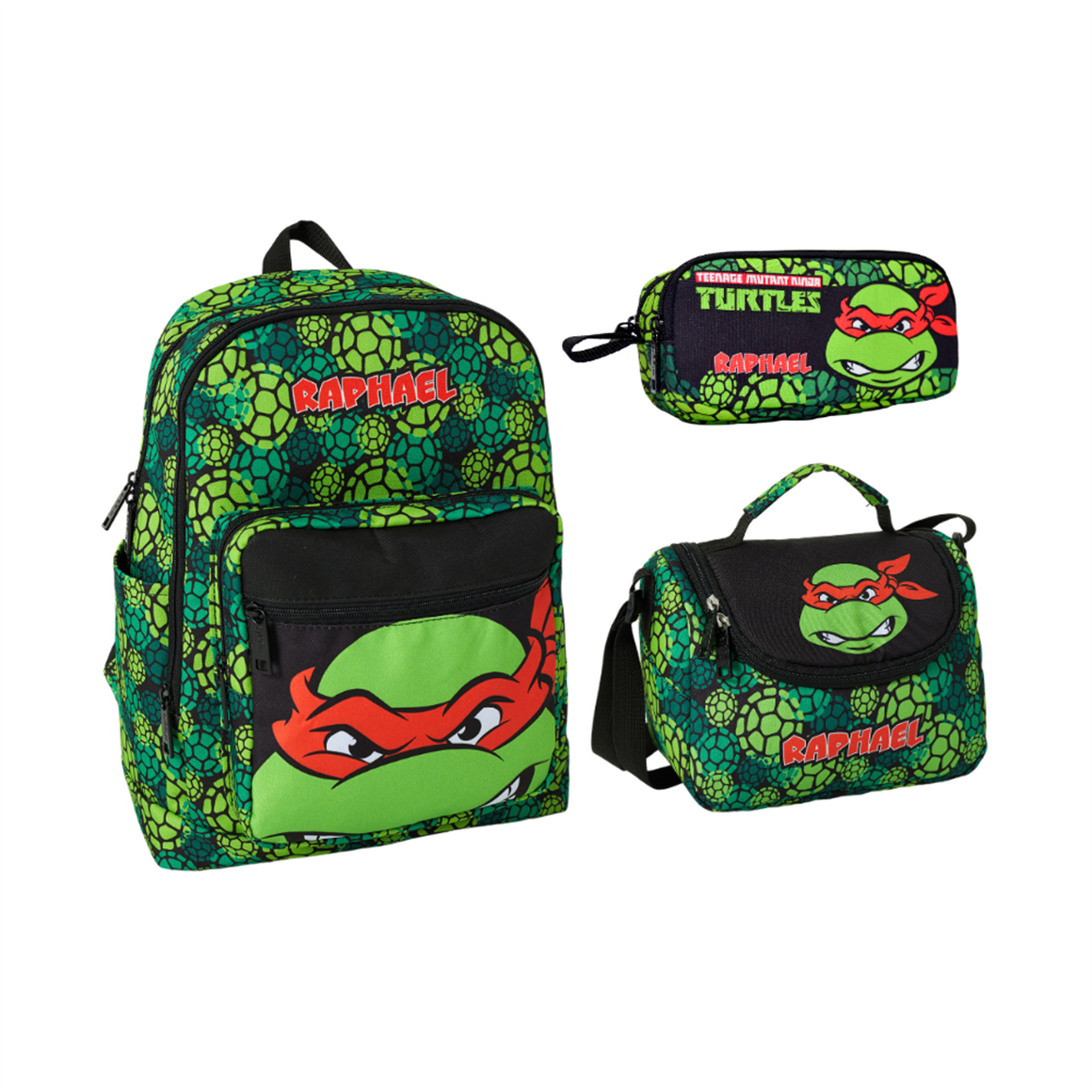 Famebag-Nınja Turtles İlk Ve Ortaöğretim Okul Çantası-Beslenme Ve kalem Çantası Seti