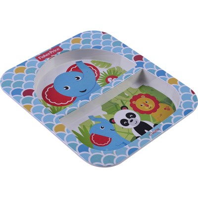 Fisher Price Bölmeli Mama Kasesi - Jungle Desenli