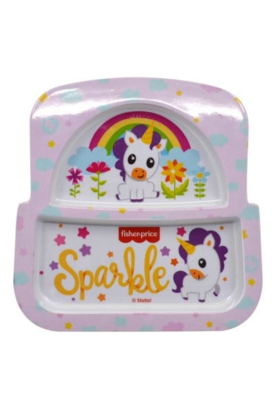 Fisher Price Bölmeli Mama Kasesi -Unicorn desenli