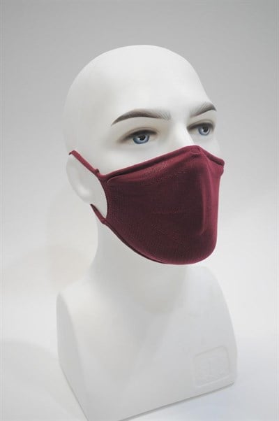 Knitmask Değiştirilebilir Filtreli Maske - Bordo