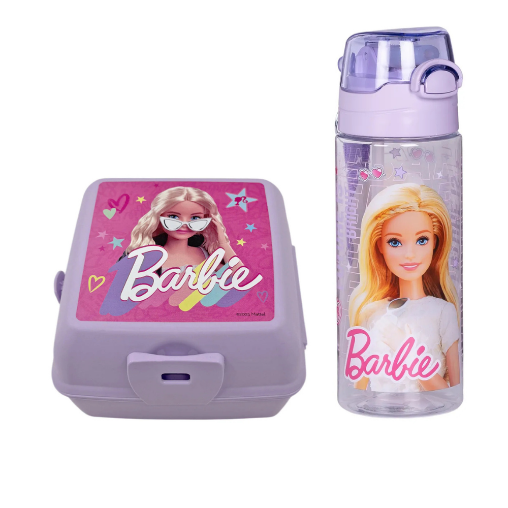 Barbıe 500 ml Matara-suluk ve Beslenme Kutusu