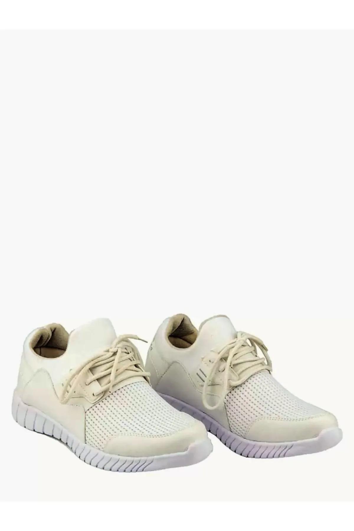Beyaz - Erkek Sneaker Ayakkabı