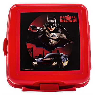 Famebag-Batman Kilitli 4 Bölmeli Beslenme Kutusu-1553