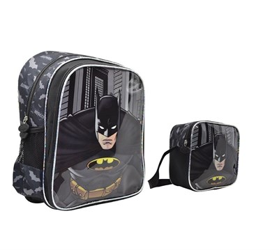 Famebag-Batman Okul Çantası Ve Beslenme Çantası Seti 