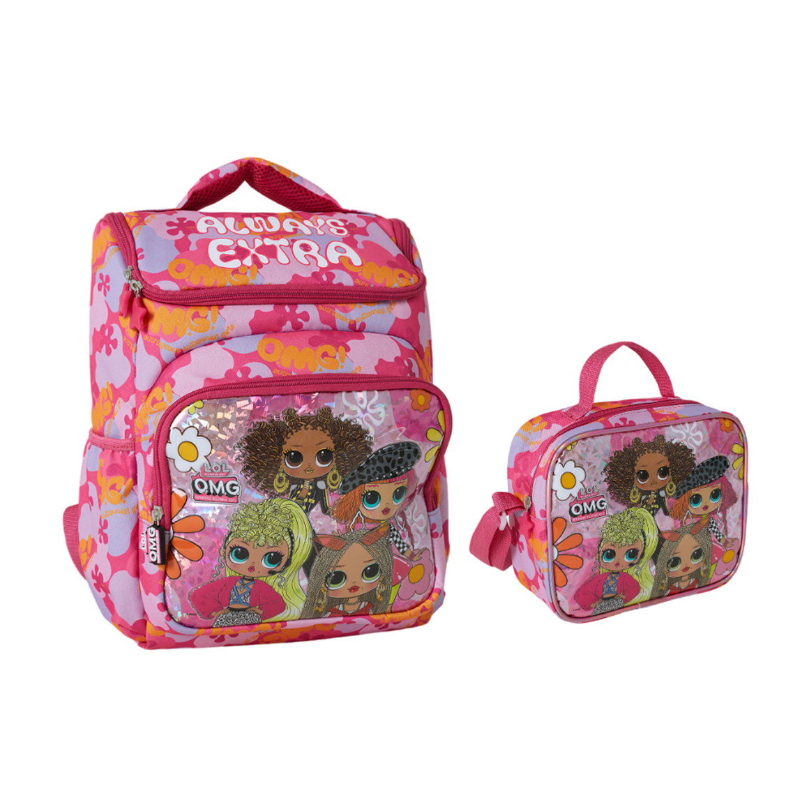 Famebag-Lol OMG İlk Ve Ortaöğretim Okul Çantası Ve Beslenme Çantası Seti
