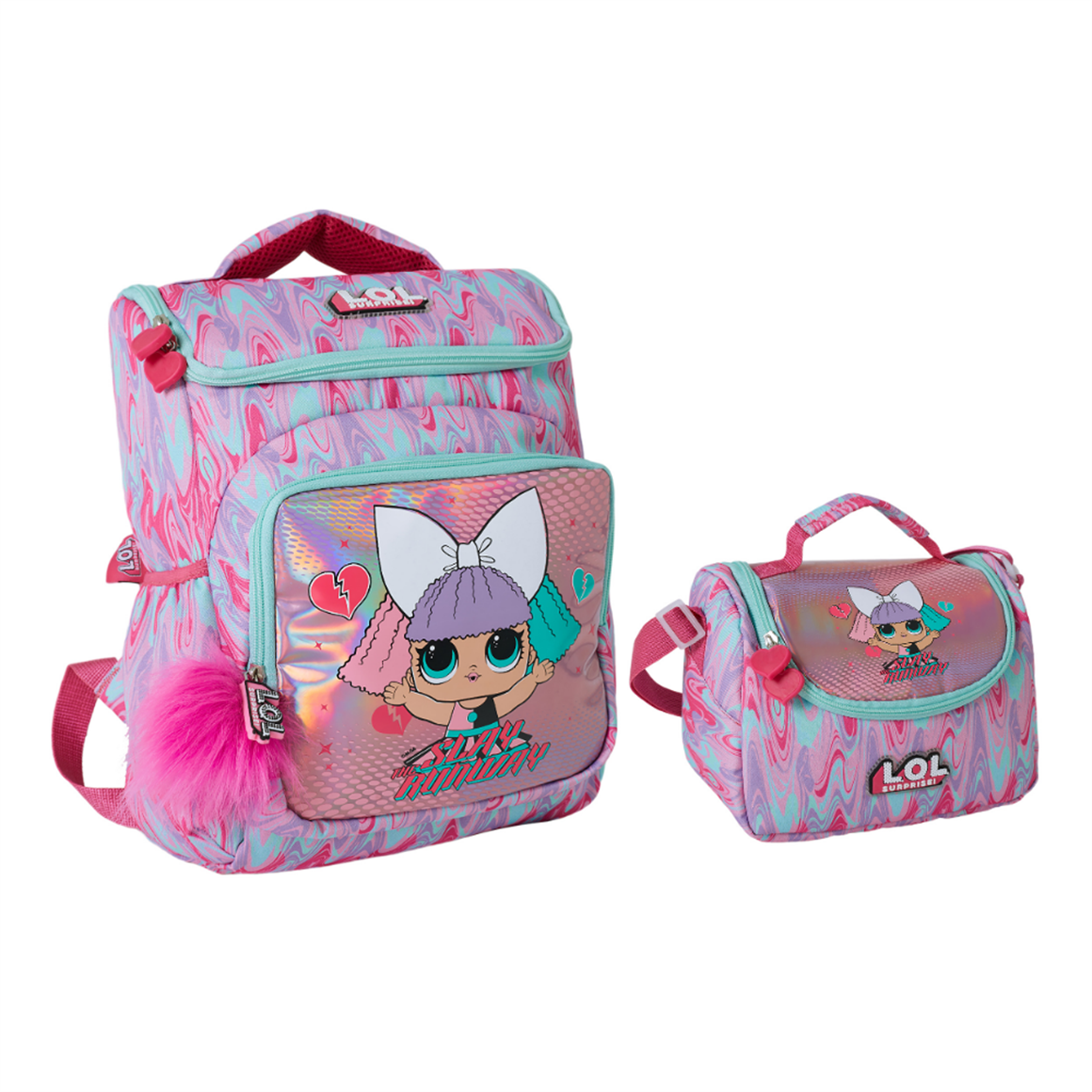 Famebag-Lol Surprıse İlk Ve Ortaöğretim Okul Çantası Ve Beslenme Çantası Seti