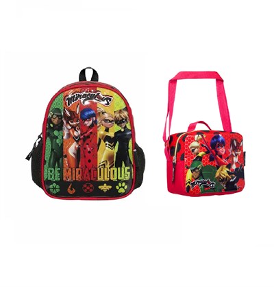 Famebag-Miraculous Anaokulu Çantası Ve Beslenme Çantası