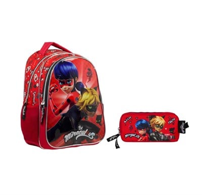 Famebag-Miraculous Okul Çantası Ve Kalem Kutusu-2207