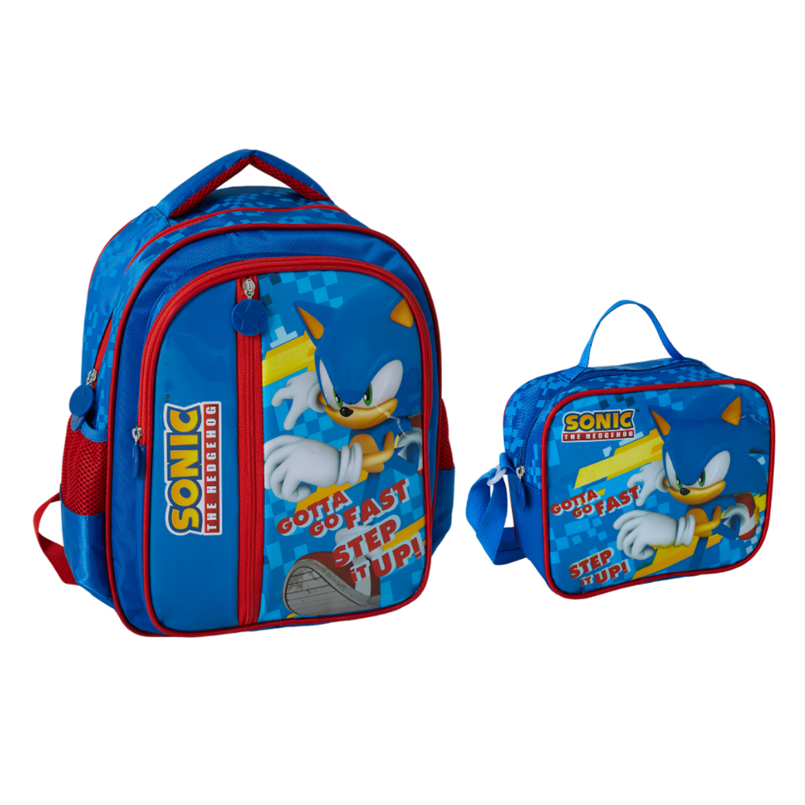 Famebag-Sonıc İlk Ve Ortaöğretim Okul Çantası-Beslenme Ve Kalem Çantası Seti
