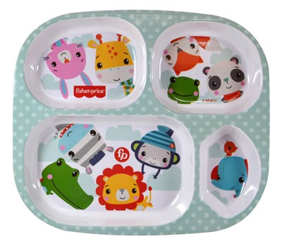 Fisher Price Fisher-price 4 Bölmeli Mama Tabağı