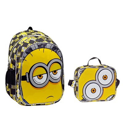 Minions İlk ve Ortaöğretim Okul Sırt Çantası Ve Beslenme Çantası Seti