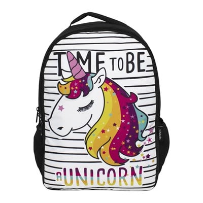 Ümit Çanta-Cennec Sırt ve Okul Çantası Unicorn Desenli 896