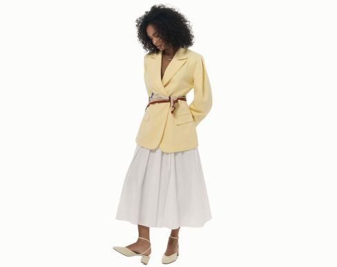 sarı blazer ceket