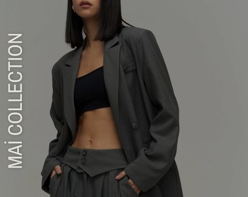 Gri Blazer Ceket