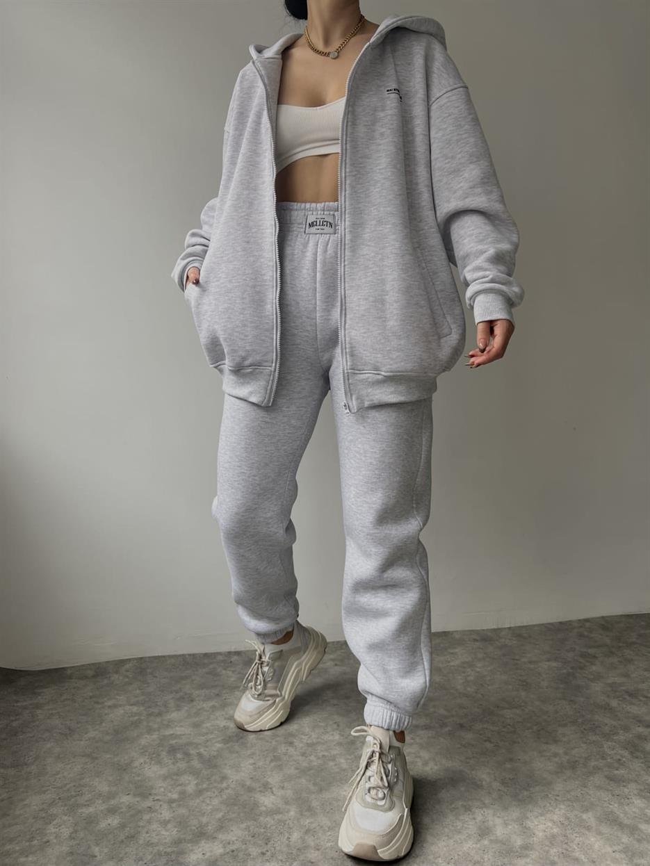 MCLLCTN Zipper Hoodie Carmelange Oversize Track Suit