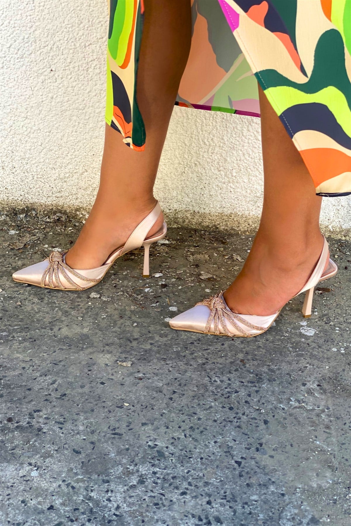 Lady Stiletto Ayakkabı Nude