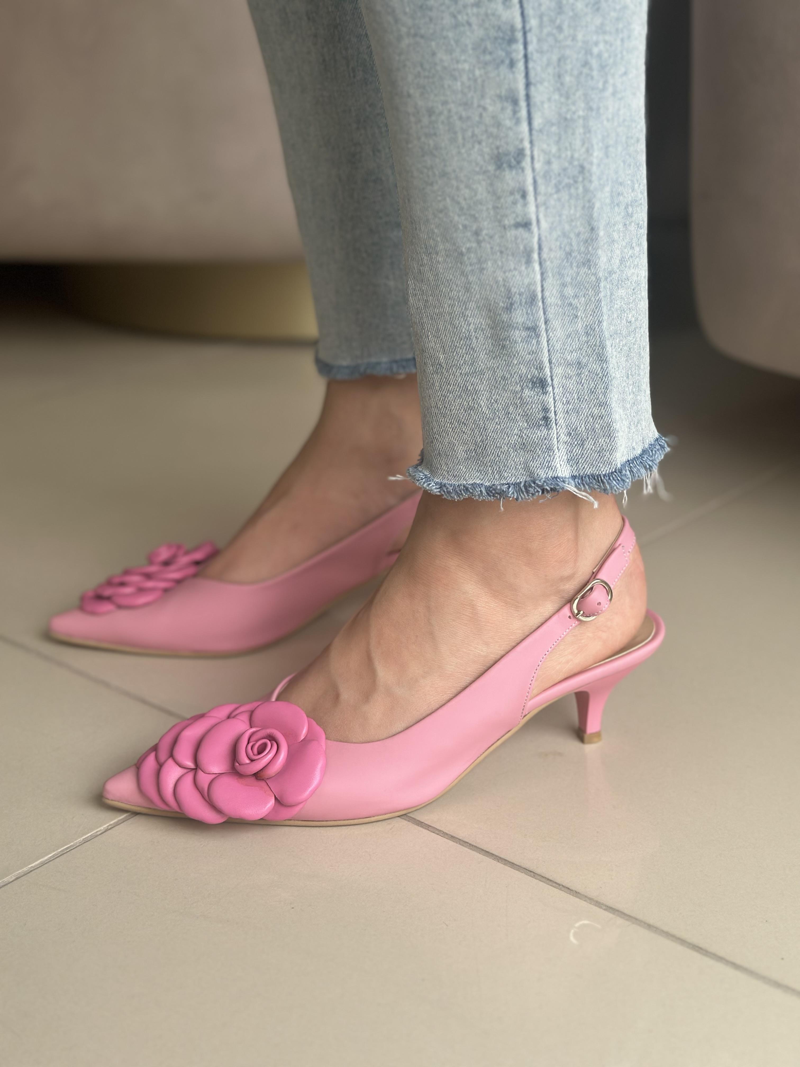 Sofia Topuklu Ayakkabı Pembe