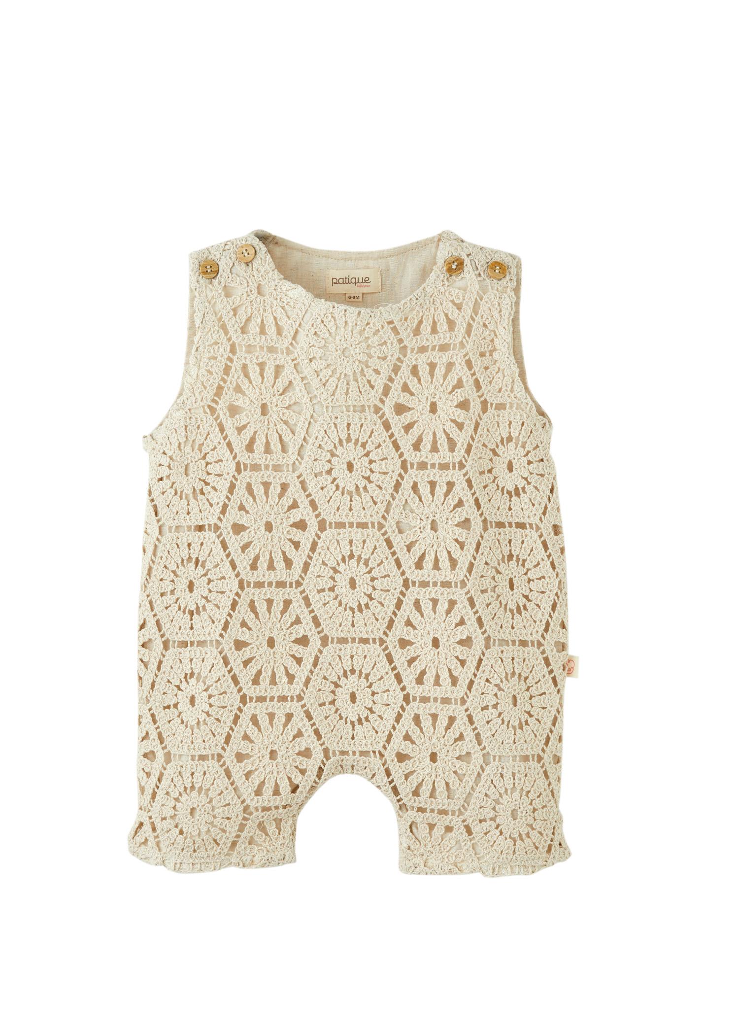 Bej Boho Raw Kız Tulum