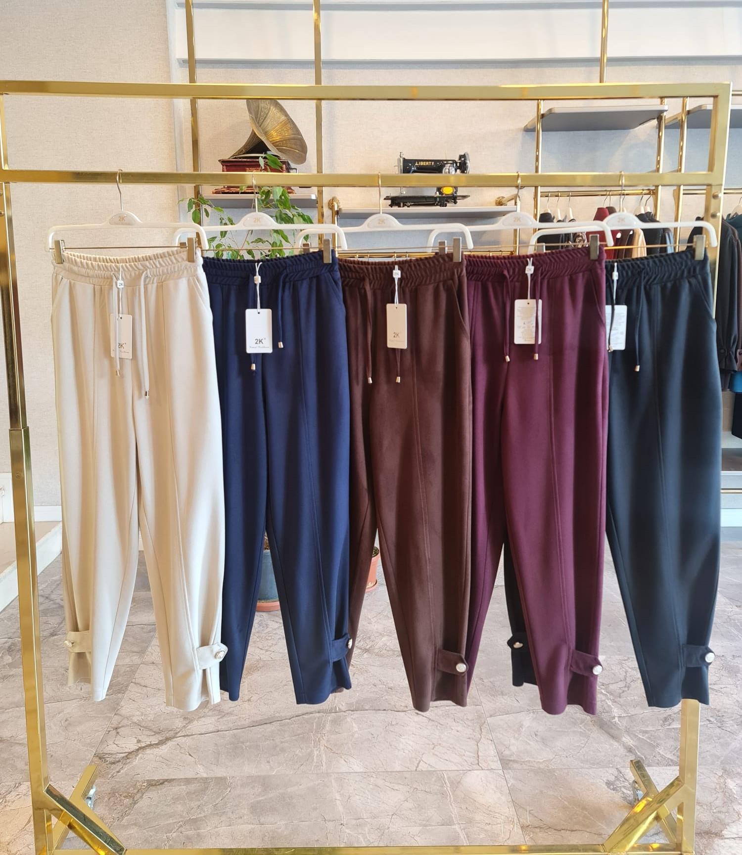 2K İpek Diagonel Pantolon