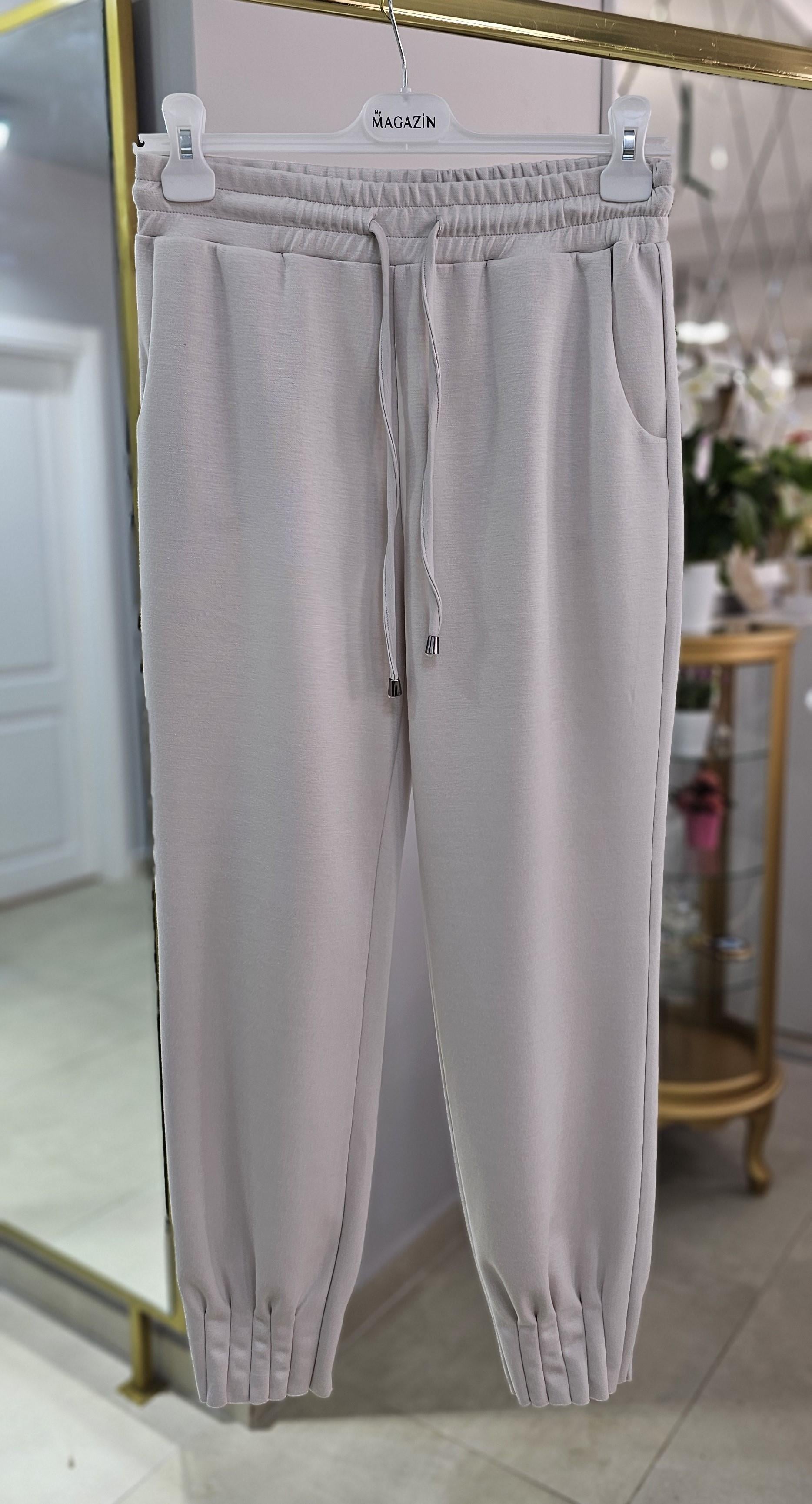 İpeksi Doku Oysho Spor Pantolon - Taş