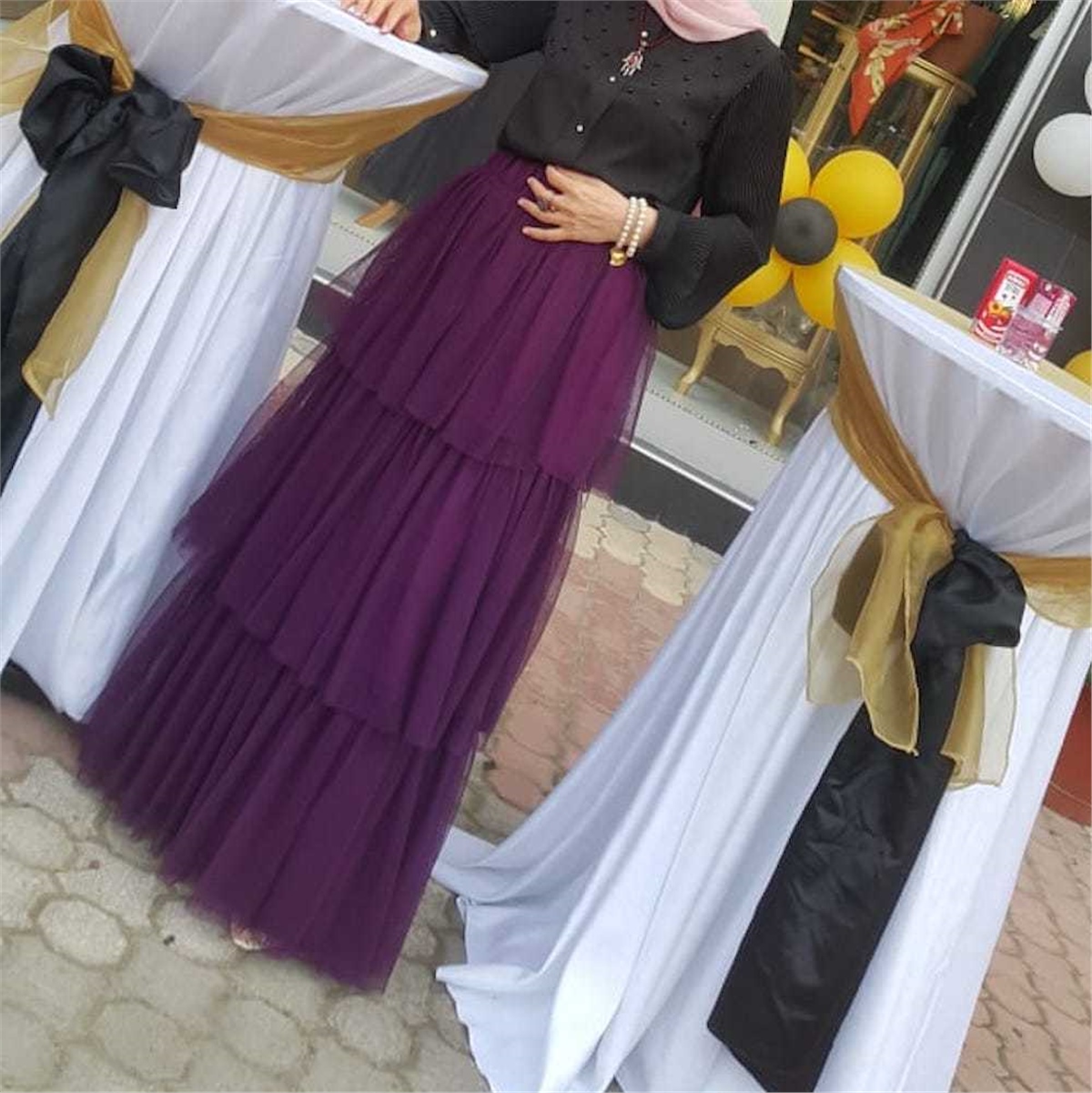 Kat Kat Tütü Etek - Mor