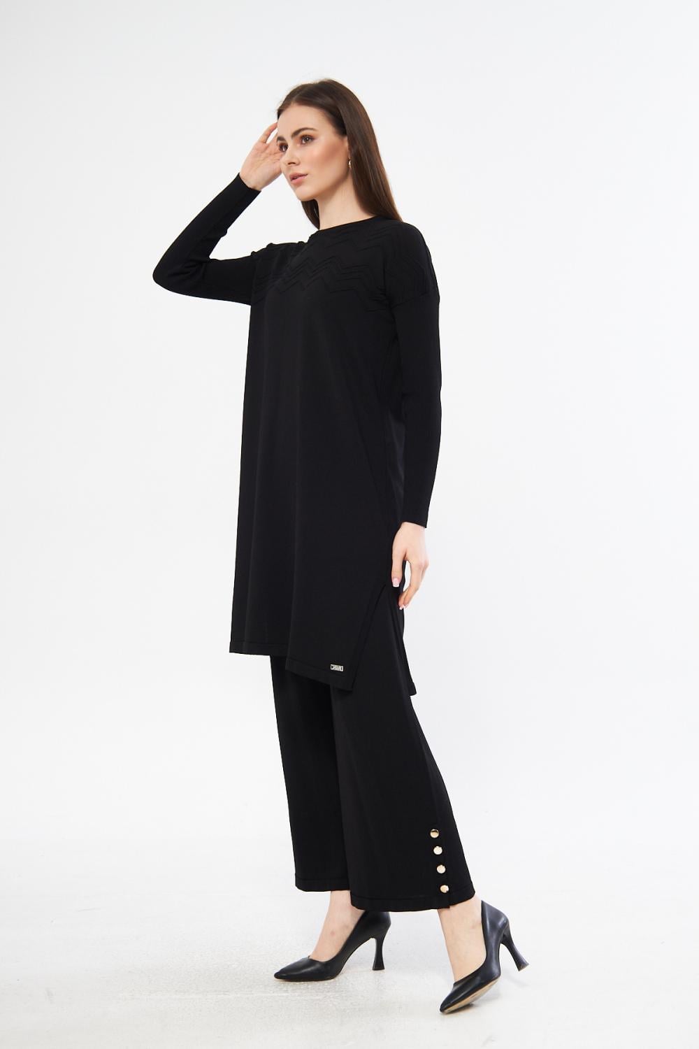 Merserize Aden Tunik - Siyah