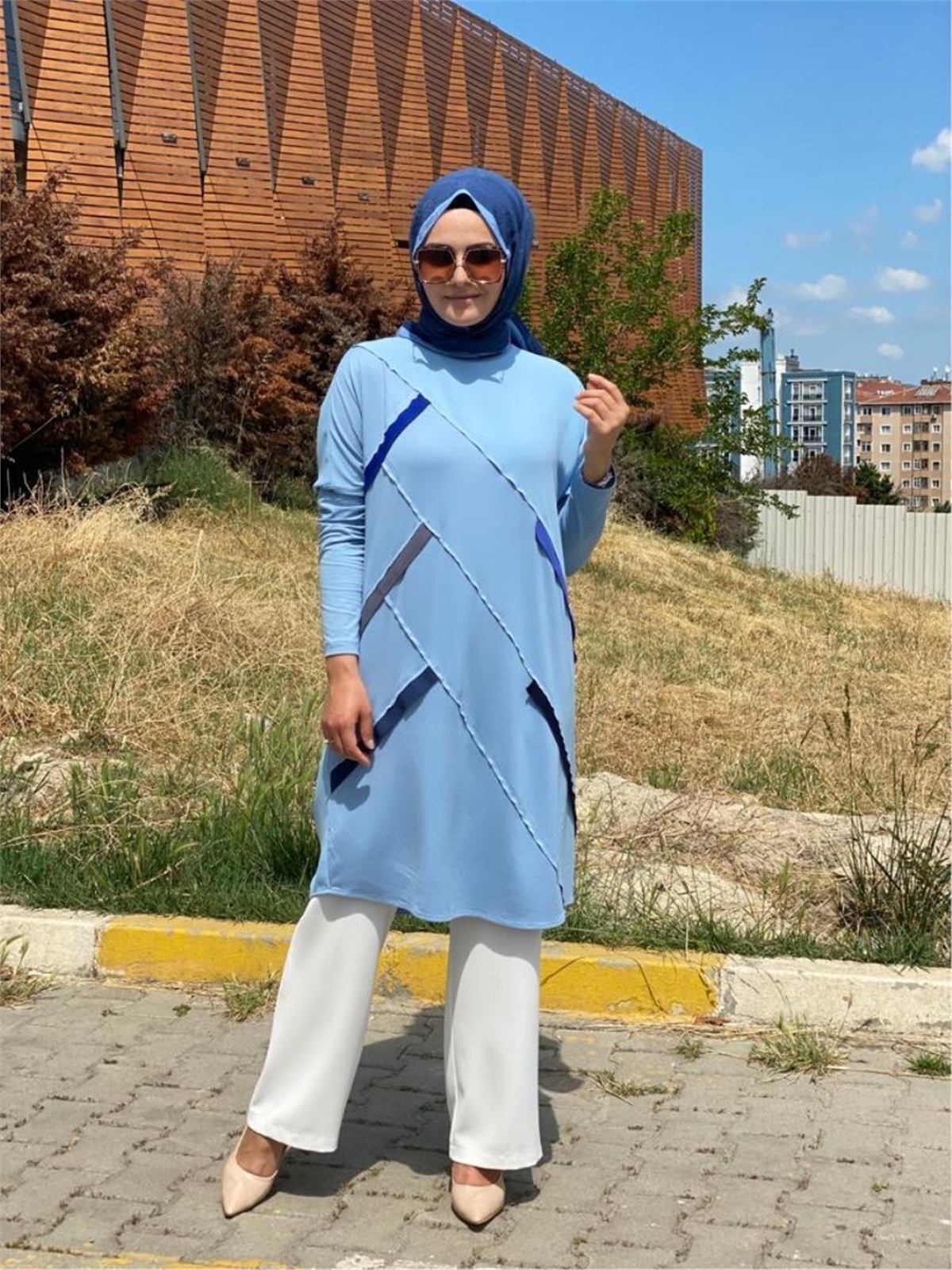 Red Show Tunik - Bebe Mavisi
