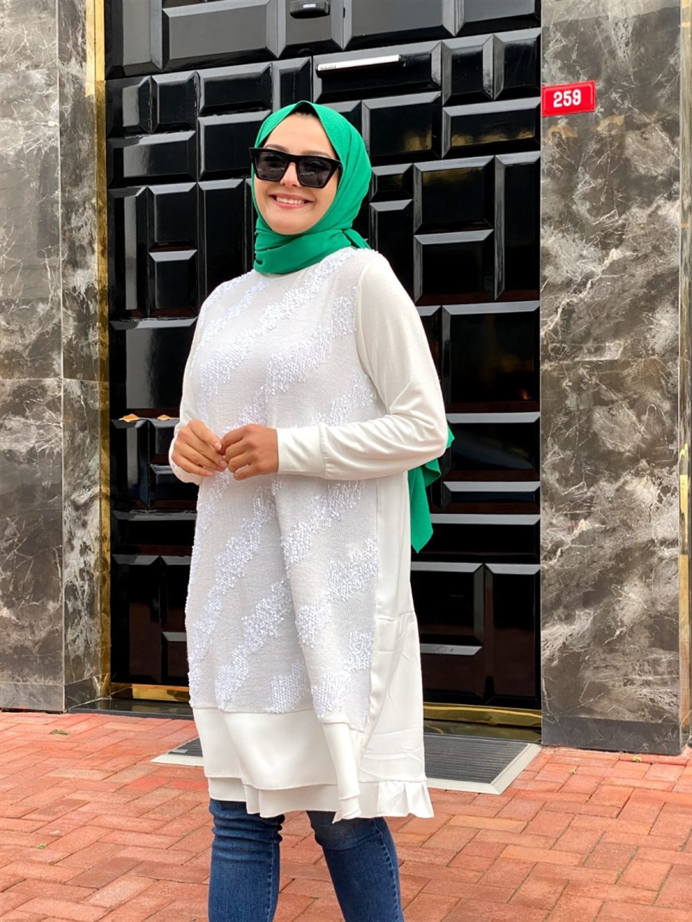 Red Show Tunik  - Ekru