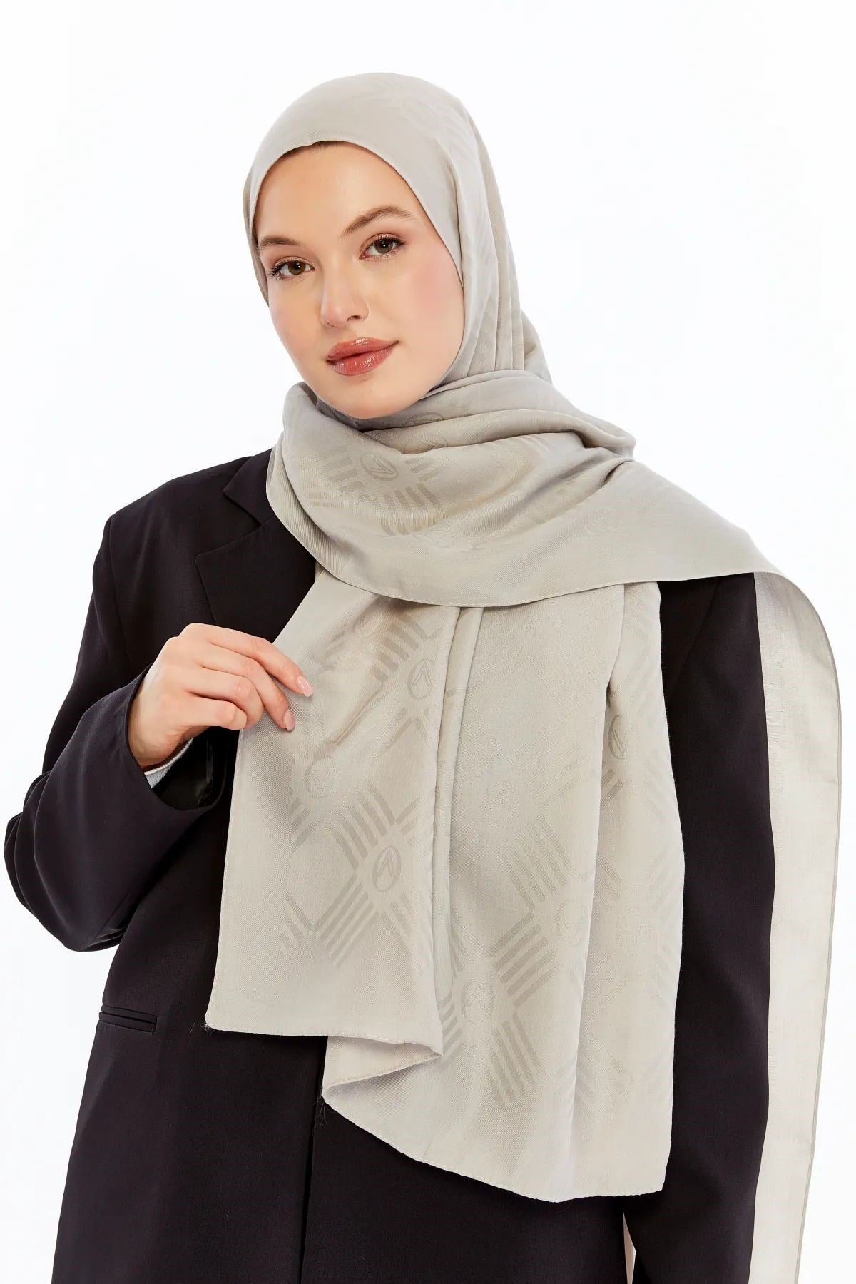 Valentino Kibrit Logo Şal - Taş