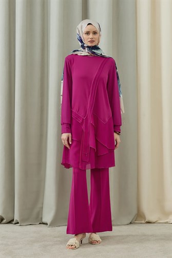 Red Show Tunik - Fuşya