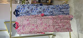 Ribanalı Pamuk Viskon Elbise