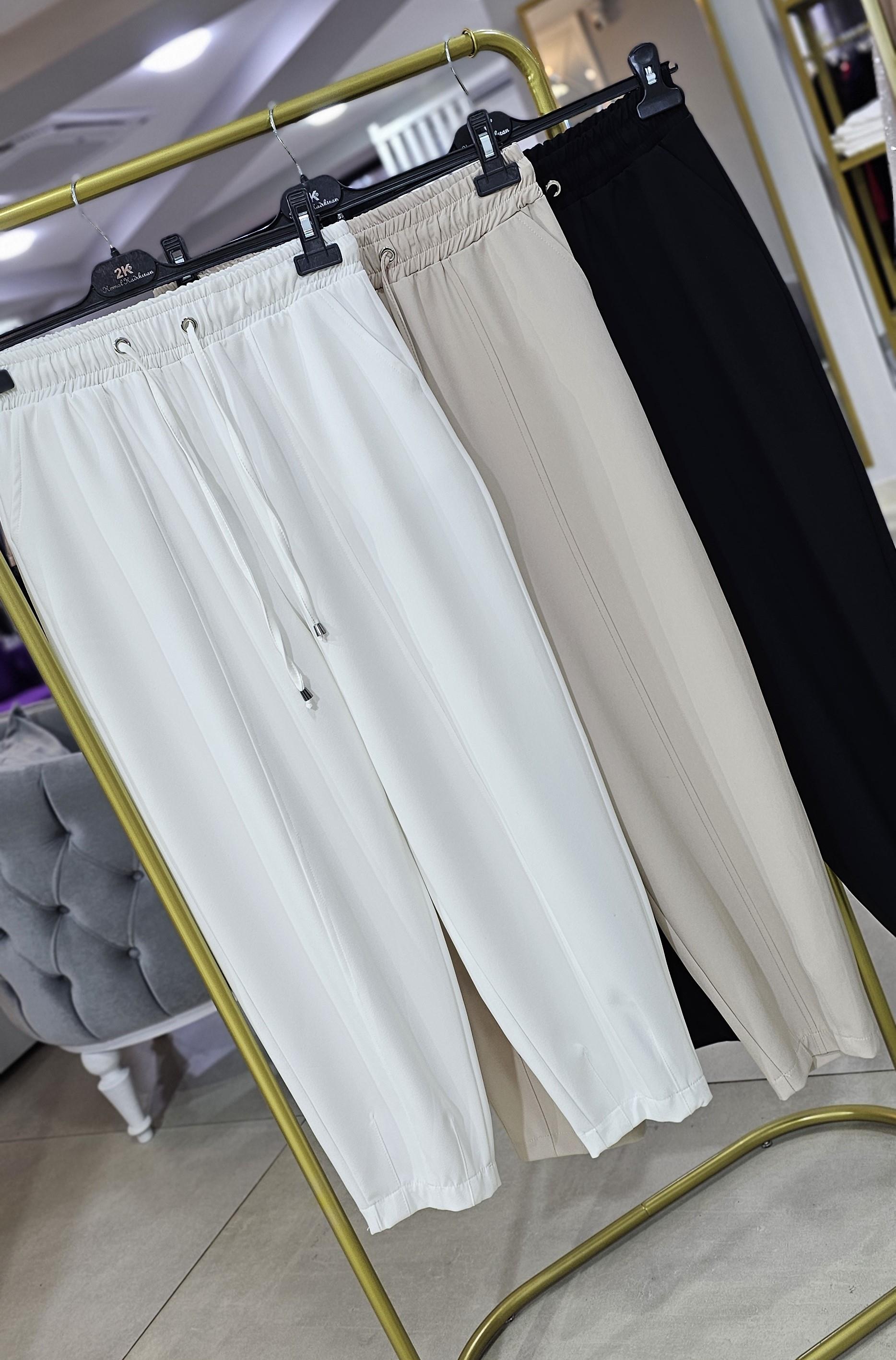 Beli Lastikli Havuç Pantolon 
