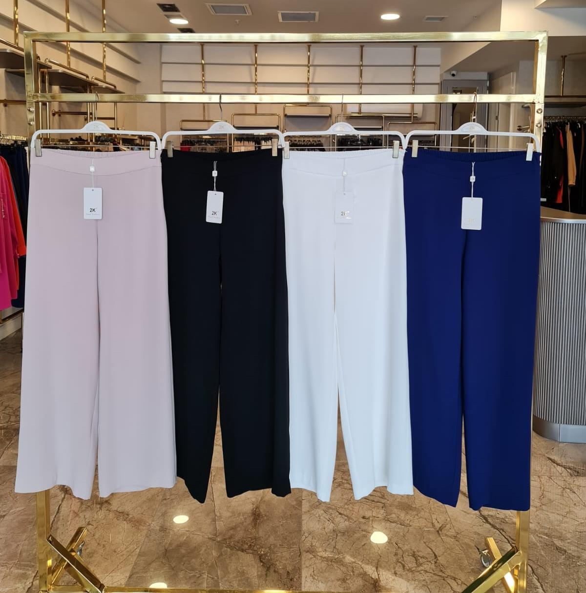 Dökümlü Krep Pantolon