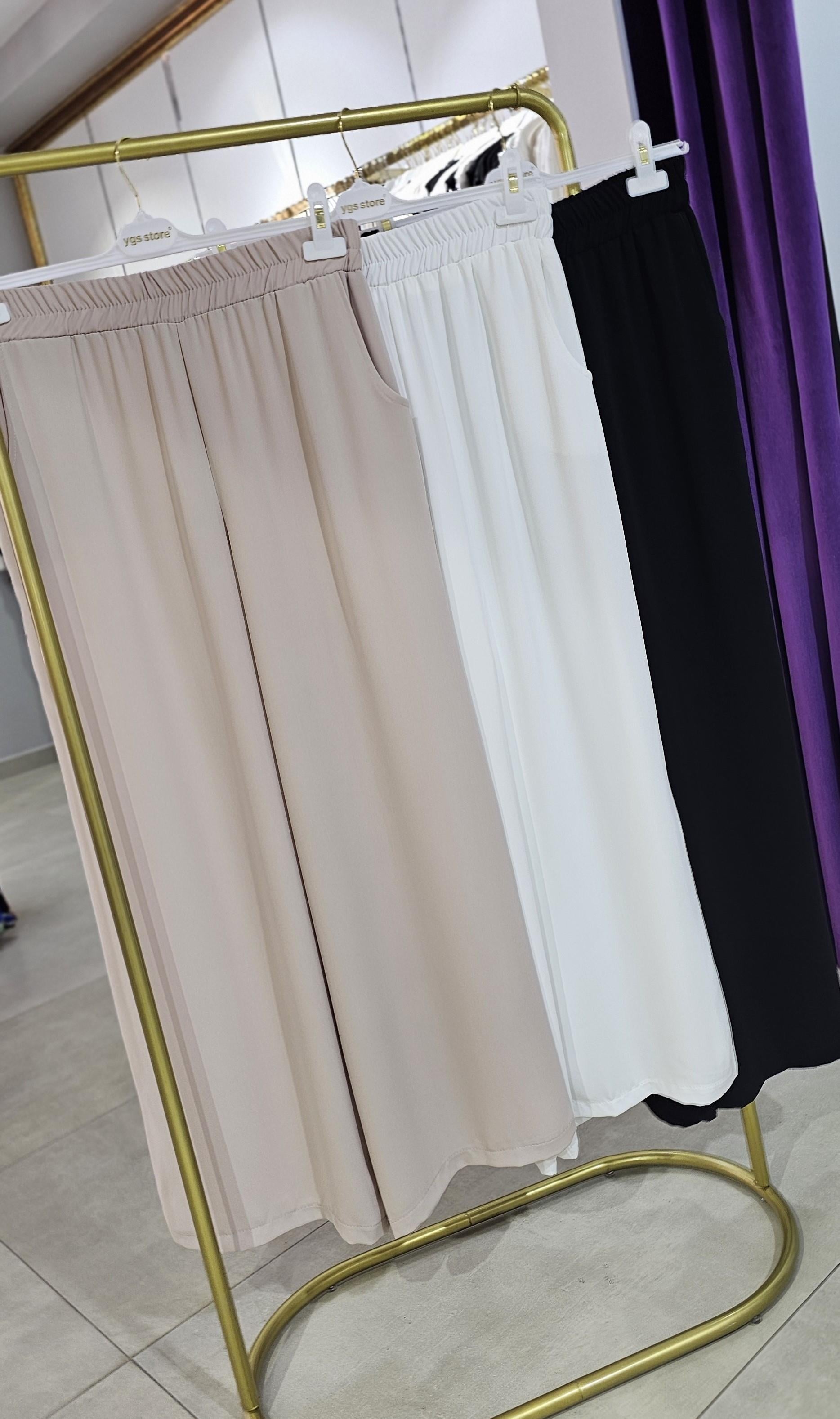 İncecik İpek Krep Pantolon - Adet