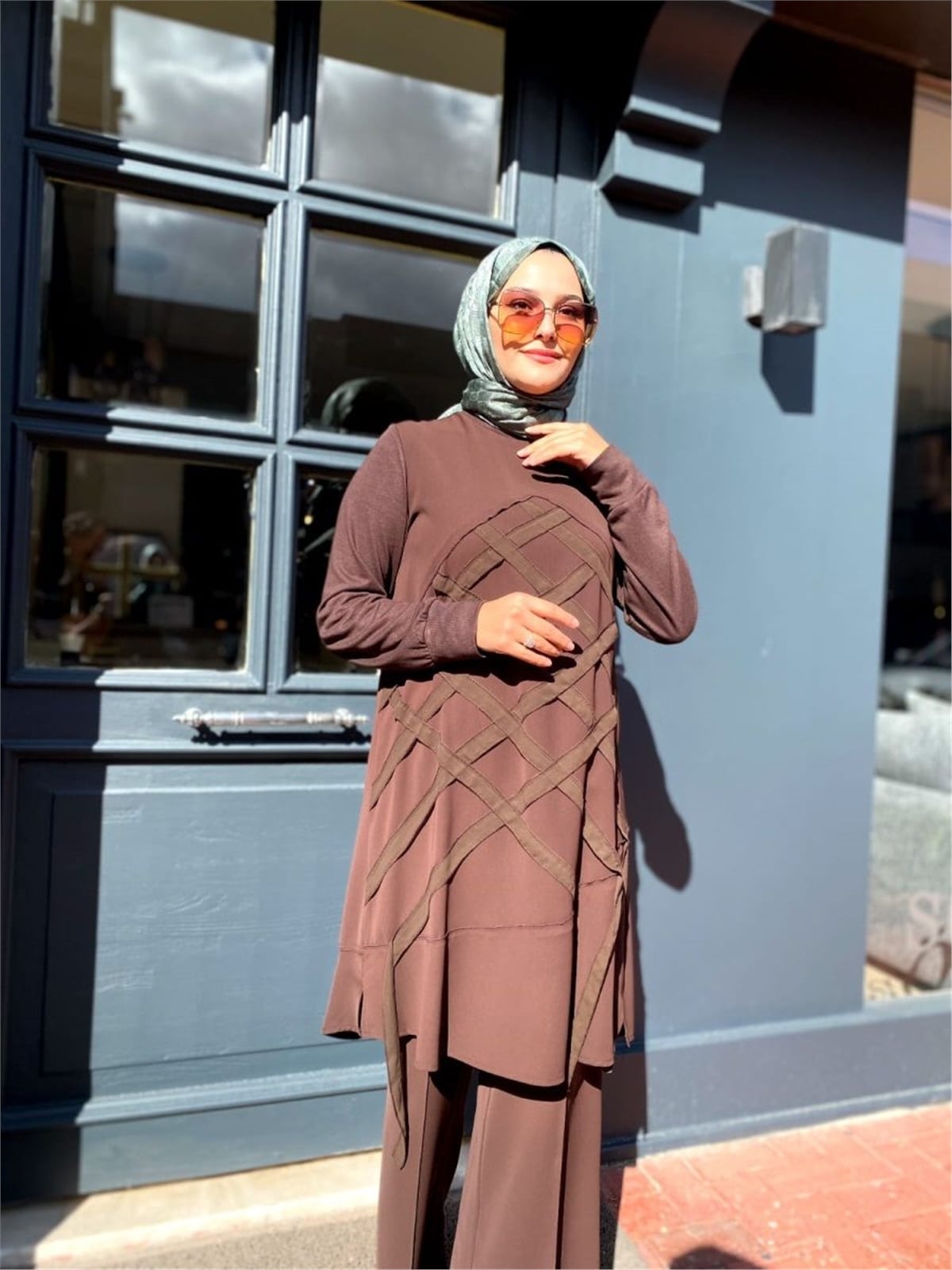 Red Show Tunik - Kahve