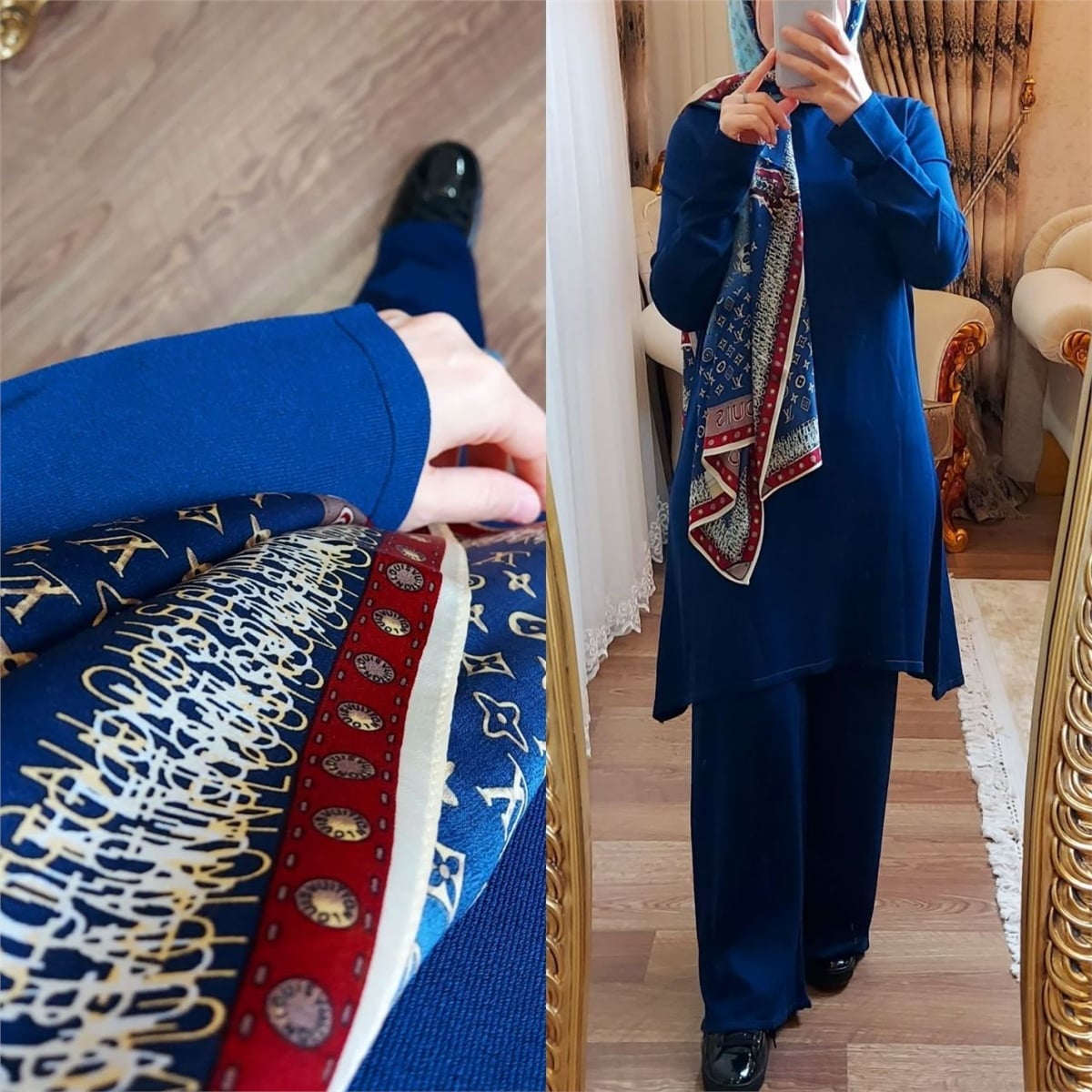 Soğuk İplik Merserize Pantolon - Lacivert