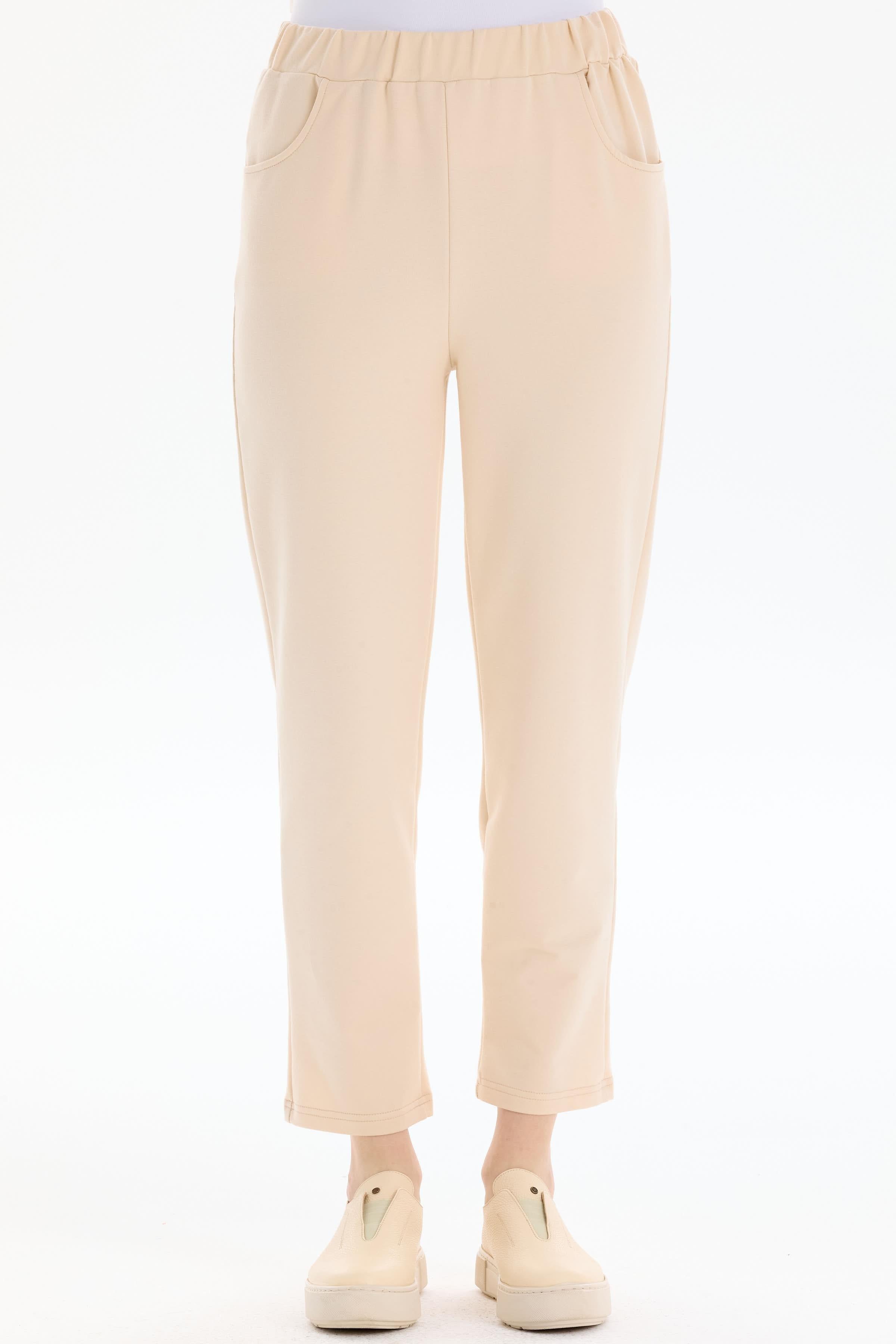 Spor Pantolon - Bej