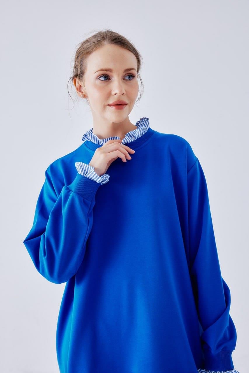 Yandan Bağcıklı Sweat - Sax