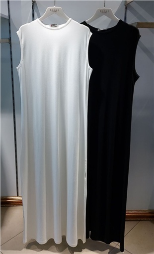 Merve Sultan Butik | Tam Boy İpek Penye İçlik Elbise -ADET | İçlik | 299,90  TL