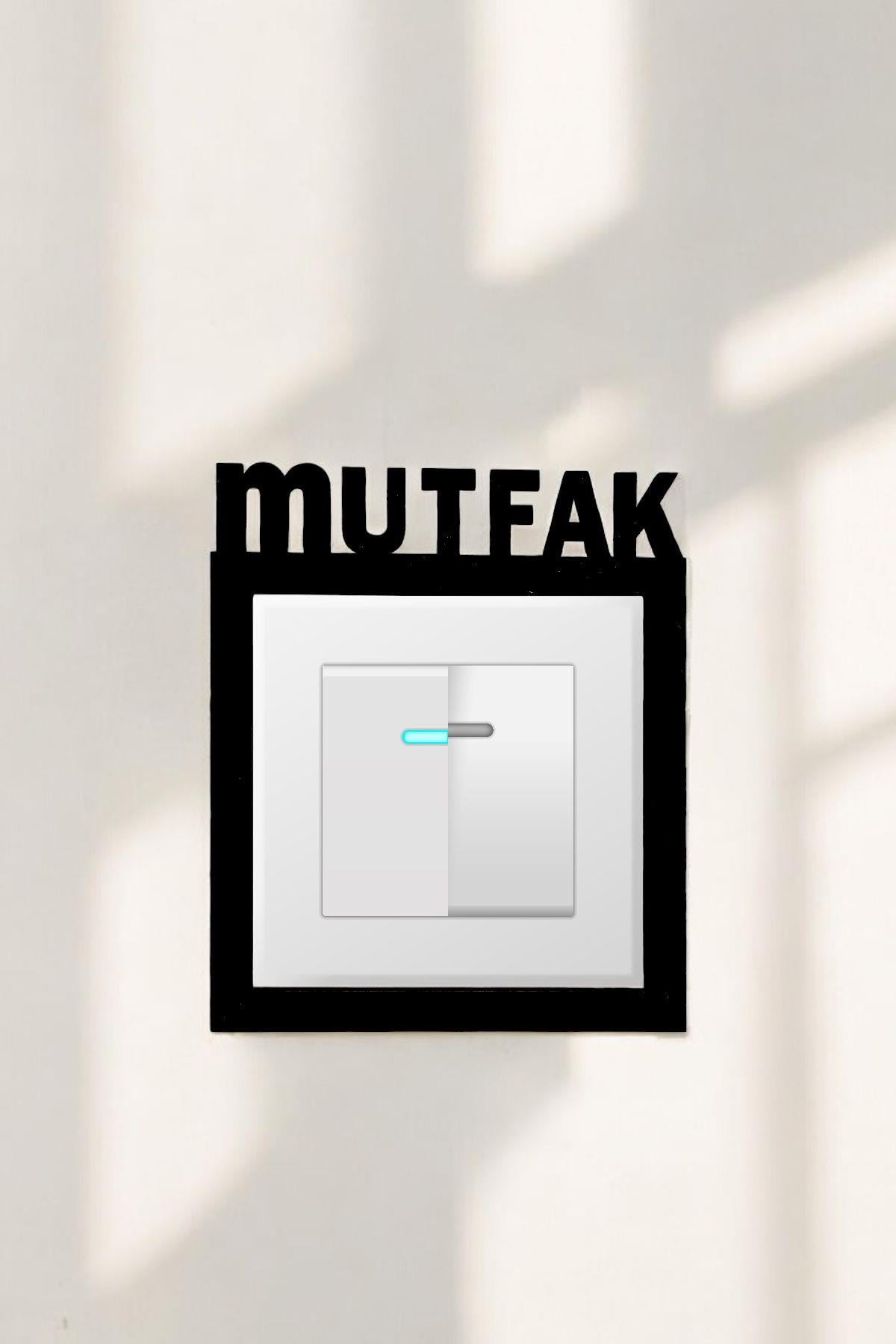 Muyika Dekoratif Priz Çerçevesi MDF Mutfak