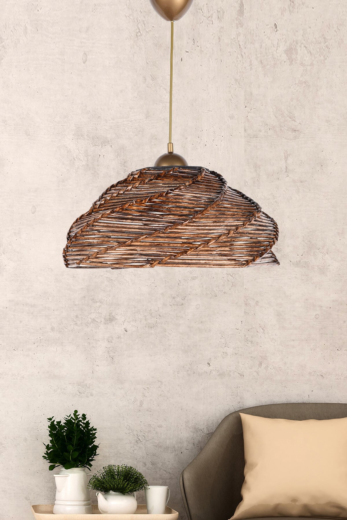 MUYİKA Ovale  Eskitme Avize