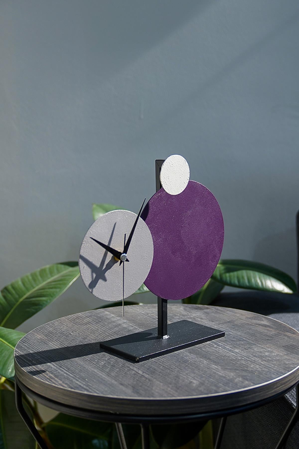 Muyika Pavimento Metal Masa Saati Mor-gri-ekru 26x25cm Mms