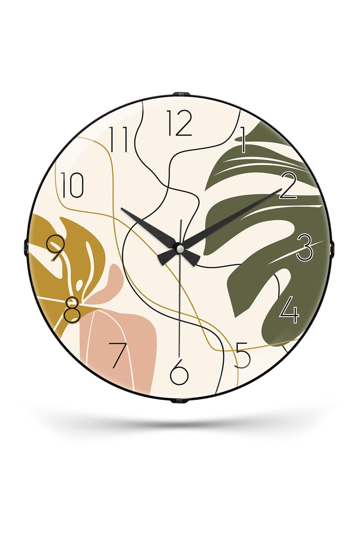 MUYİKA Spring Bombe Gerçek Cam Sessiz Mekanizma 36cm Duvar Saati Pds-36